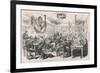 Heidelberg University Students 1870-null-Framed Premium Giclee Print