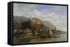 Heidelberg-Pierre Justin Ouvrie-Framed Stretched Canvas