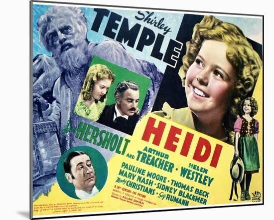 Heidi - Lobby Card Reproduction-null-Mounted Photo