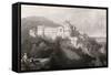 Heidleberg Castle, Heidleberg, Engraved by J.T.Willmore in 'The Pilgrims of the Rhine', Published…-David Roberts-Framed Stretched Canvas