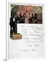 Heidsieck Champagne Advertisement on a Menu, 19th Century-null-Framed Giclee Print