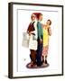 "Height Comparison,"January 28, 1933-Douglas Crockwell-Framed Giclee Print