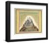 Heights of The Principal Mountains In The World, c.1846-Samuel Augustus Mitchell-Framed Art Print