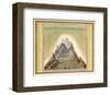 Heights of The Principal Mountains In The World, c.1846-Samuel Augustus Mitchell-Framed Art Print