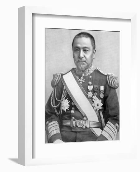 Heihachiro Togo, Japanese Naval Commander, Russo-Japanese War, 1904-5-null-Framed Giclee Print