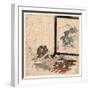 Heike Monogatari to Biwa to Tsuitate-Keisai Eisen-Framed Giclee Print