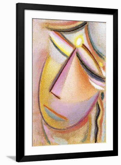 Heilandsgesicht: Neigender Kopf, 1923-Alexej Von Jawlensky-Framed Giclee Print