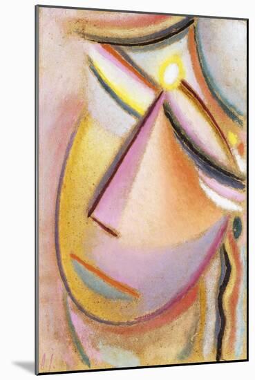 Heilandsgesicht: Neigender Kopf, 1923-Alexej Von Jawlensky-Mounted Giclee Print