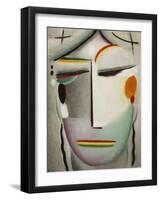 Heilandsgesicht: Remote King - Buddha Ii; Heilandsgesicht: Ferne Hohheit - Buddha Ii, C.1921-Alexej Von Jawlensky-Framed Giclee Print