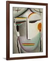 Heilandsgesicht: Remote King - Buddha Ii; Heilandsgesicht: Ferne Hohheit - Buddha Ii, C.1921-Alexej Von Jawlensky-Framed Giclee Print