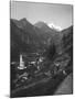 Heiligenblut and Grossglockner, Austria, C1900s-Wurthle & Sons-Mounted Photographic Print