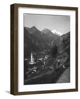 Heiligenblut and Grossglockner, Austria, C1900s-Wurthle & Sons-Framed Photographic Print