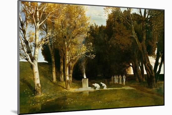 Heiliger Hain, 1886-Arnold Bocklin-Mounted Giclee Print