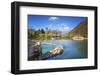 Heilongtan (Black Dragon Pool) with Pool, Pagodas, White Marble Bridge and Mountain Backdrop-Andreas Brandl-Framed Photographic Print