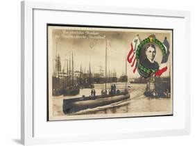 Heimkehr Des Frachttauchbootes Deutschland, U Boot-null-Framed Giclee Print