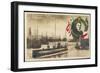 Heimkehr Des Frachttauchbootes Deutschland, U Boot-null-Framed Giclee Print