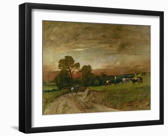 Heimkehr Im Abendrot, 1882-Mihaly Munkacsy-Framed Giclee Print