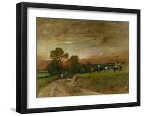 Heimkehr Im Abendrot, 1882-Mihaly Munkacsy-Framed Giclee Print