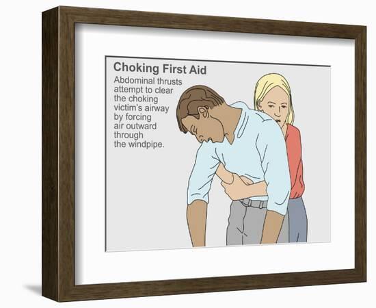 Heimlich Maneuver-Gwen Shockey-Framed Giclee Print