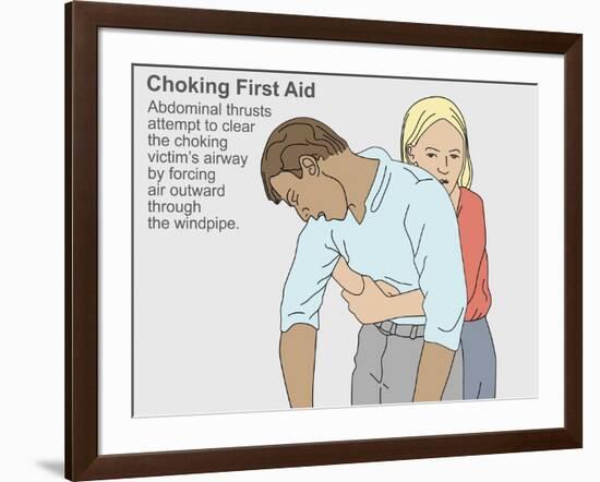 Heimlich Maneuver-Gwen Shockey-Framed Giclee Print