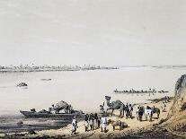 View of Nigerian Village of Muglebu, July 7, 1851-Heinrich Barth-Giclee Print