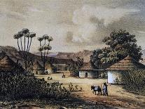 View of Nigerian Village of Muglebu, July 7, 1851-Heinrich Barth-Giclee Print