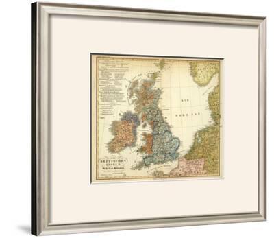 Die Britischen Inseln: Volker und Sprachen, c.1847' Framed Giclee Print -  Heinrich Berghaus | AllPosters.com