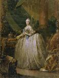 Portrait of Empress Catherine II (1729-179), 1765-Heinrich Buchholz-Giclee Print