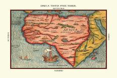 Africa Tertia Pars Terrae-Heinrich Bunting-Framed Stretched Canvas