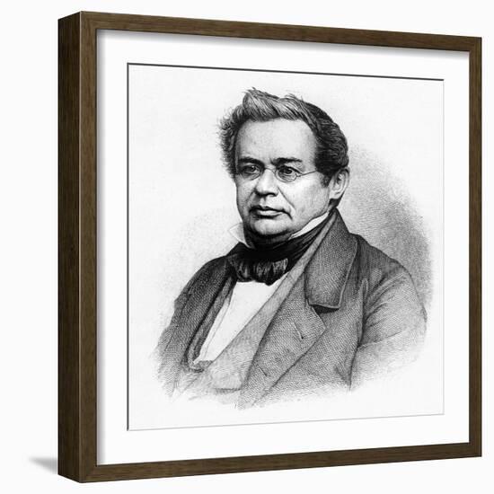 Heinrich Friedrich Emil Lenz, Russian-German Physicist, 19th Century-null-Framed Giclee Print