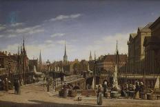Dutch Cathedral Town-Heinrich Hansen-Giclee Print