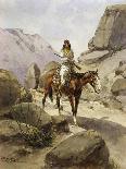 Indian on Horseback-Heinrich Hansen-Giclee Print