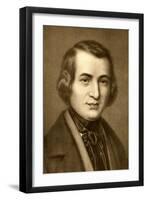 Heinrich Heine, German Poet-August Friedrich Pecht-Framed Giclee Print