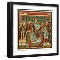 Heinrich II, Hre, Bamberg-null-Framed Art Print