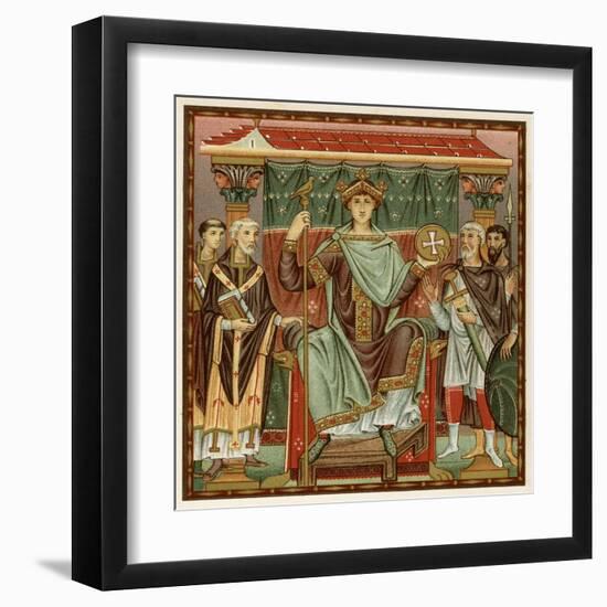 Heinrich II, Hre, Bamberg-null-Framed Art Print