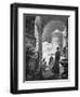 Heinrich IV at Canossa-Alphonse Mucha-Framed Art Print