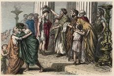 Ancient Greece: Theatre - Production of the tragedy Agamemnon,-Heinrich Leutemann-Giclee Print