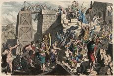 Ancient Rome: Military, Storming of a city,-Heinrich Leutemann-Giclee Print