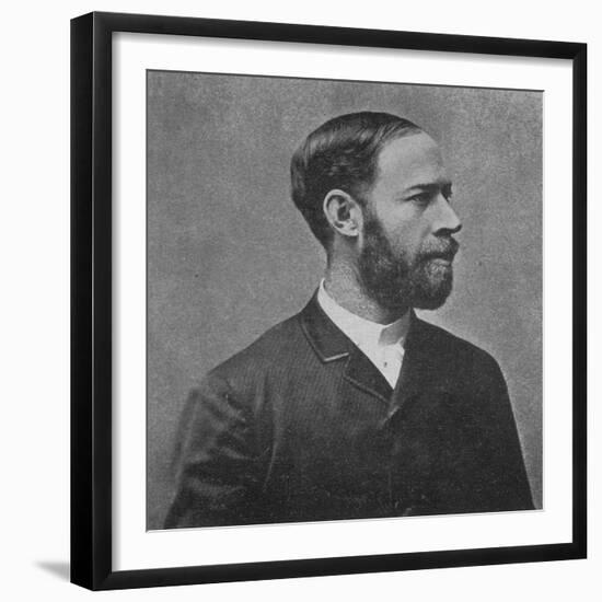 Heinrich Rudolf Hertz, German Physicist-Science Source-Framed Giclee Print