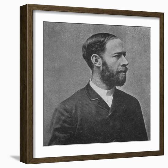 Heinrich Rudolf Hertz, German Physicist-Science Source-Framed Giclee Print