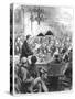 Heinrich Schliemann Lecturing in London, 1877-null-Stretched Canvas