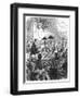 Heinrich Schliemann Lecturing in London, 1877-null-Framed Giclee Print