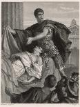 Julius Caesar, Mark Antony's Funeral Oration Over the Corpse of Caesar-Heinrich Spiess-Framed Photographic Print