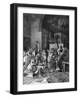 Heinrich V at Rome-Alphonse Mucha-Framed Art Print