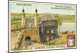 Heinrichenburg Boat Lift, Dortmund-Ems Canal, Waltrop, Germany-null-Mounted Giclee Print