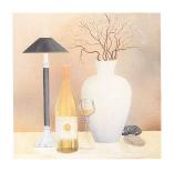 Still Life with White Lamp-Heinz Hock-Framed Art Print