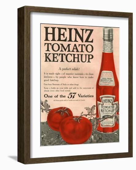 Heinz, Magazine Advertisement, USA, 1910-null-Framed Giclee Print