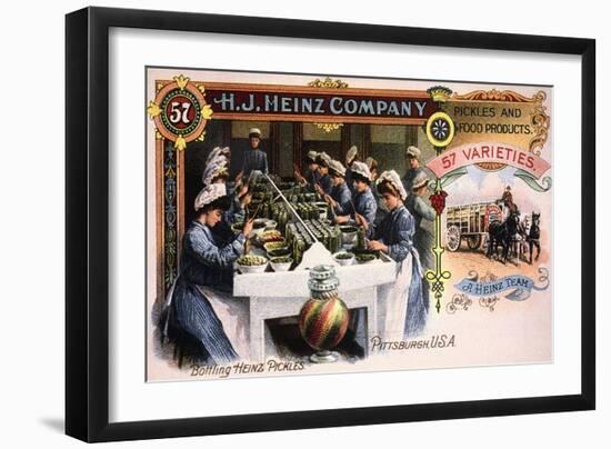 Heinz Trade Card, c1900-null-Framed Giclee Print