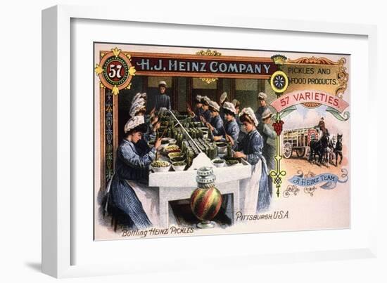 Heinz Trade Card, c1900-null-Framed Giclee Print