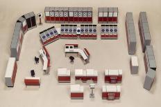 Model of a Computer Room Layout-Heinz Zinram-Photographic Print